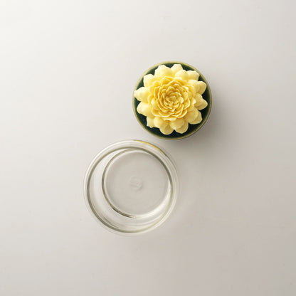 Gardenia Glass Candle Jar